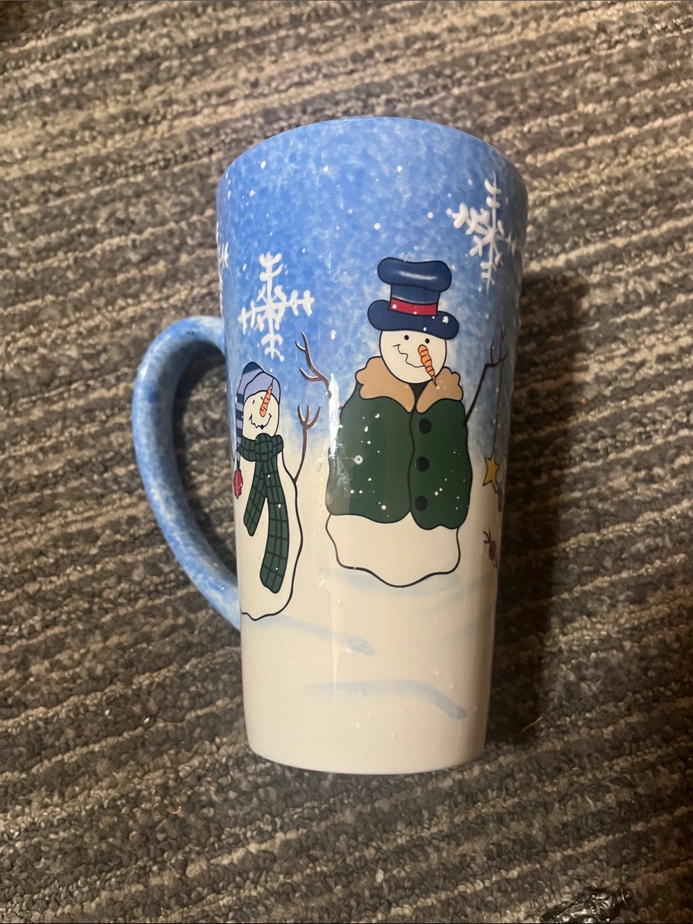 St. Nicholas Square White Ceramic Button Up Mug